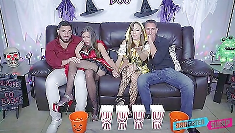 Sexy young chick gets creampie